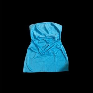 ASOS Turquoise Strapless Dress